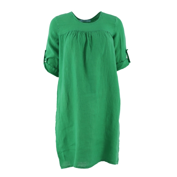 Marisol linane kleit "Lana" roheline