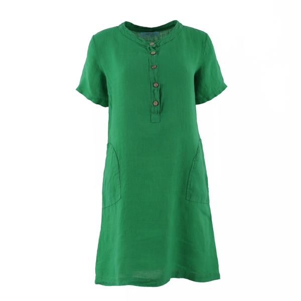 Marisol linane kleit "Saara" roheline