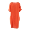 11105422 Linane kleit ümmarguste taskutega oranz t.jpg